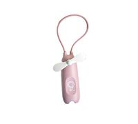GGYTMQL Fans Hand Hold 1pc para Lanyard Travel Portable Encantador Ventilador de Carga al Aire Libre Mini con Ventilador (Color: Verde, tamaño: 13.9x4.7cm)
