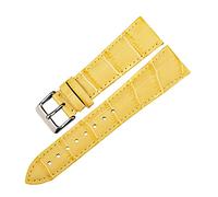 GGYTMQL Fashion Watch Bands Genuine Leather Watch Strap 12 mm-22mm para Women Watch Band para Bracelet de reloj (Doodle de Dinosaurio White4,19 mm)