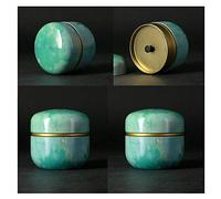 GGYTMQL Funeral Urna Cenizas para Adultos, pequeñas urnas de cremación para Mascota, Recuerdo de Metales para Perros y Gatos, urna de entierro en casa o Cementerio/k Verde