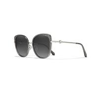 GGYTMQL Gafas de sol polarizadas para mujer, diseño 2025, protección UV400, gafas de ojo de gato, Gris transparente, Talla única