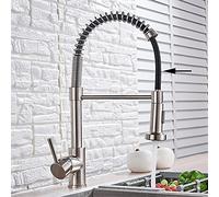 GGYTMQL Gasco de Lavabo Washbasin, Grifo de baño de Oro de Oro de Lujo 3pcs, 2 manijas Mezclador de baño Mejorado para la Batalla de Belleza grifos, Oro (níquel Cepillado)