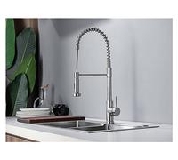 GGYTMQL Gasco de Lavabo Washbasin, Grifo de baño de Oro de Oro de Lujo 3pcs, 2 manijas Mezclador de baño Mejorado para la Batalla de Belleza grifos, Oro (níquel Cepillado)