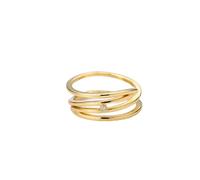 GGYTMQL Girl Products Anillos Anillo Joyería Mujeres Men Multilayer Rings Cross Twist para mujeres Geometría de niñas Hollow Out Crystal Finger Anillos de fiesta Regalos