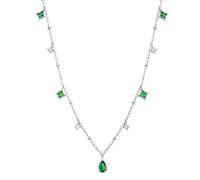 GGYTMQL Green Crystal Tassel Water Drop Bead Link Chain Collar Joyería para Mujeres Accesorios