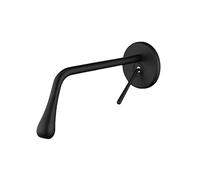 GGYTMQL Grifo de baños montados en la pared grifo de latón sólido mezclador de grifo negro decoración de la vida elegante del hotel del hotel (SLT105-F)
