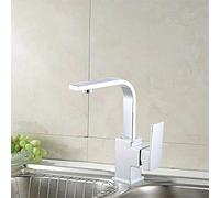 GGYTMQL Grifo de cocina con forma de L en forma de L en forma de Z grifo de cocina vertical de cobre
