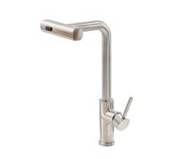 GGYTMQL Grifo de Cocina Sensible táctil con Sensor Negro G3/8 3 Modos Crane cepillada Níquel Saque el Grifo de Fregadero Gris Caliente y Caliente del Fregadero