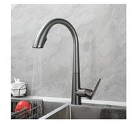 GGYTMQL Grifo, grifo de cocina pullador pullado pulido e solo manija de arco de high fregadero de cocina con 2 funciones mezclador belleza belleza viene