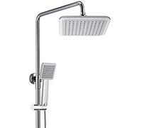GGYTMQL Grifo mezclador para lavabo, baño, cocina, fregadero, impermeable, registro con fugas, latón antiguo, montado en la pared, elevador, cabina de ducha, set de refuerzo