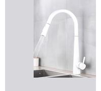 GGYTMQL Grifos de cocina del sensor de oro cepillado Control de toque inteligente Mezclador de grifos inductivos Cocina de cocina blanca negra grifos de cocina blancos (color blanco del sensor)