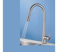 GGYTMQL Grifos de cocina del sensor de oro cepillado Control de toque inteligente Mezclador de grifos inductivos Cocina de cocina blanca negra grifos de cocina blancos (color blanco del sensor)