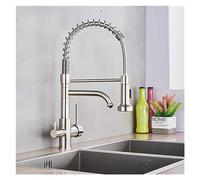 GGYTMQL Grifos de lavabo negro grifo mezclador de baño barco lavabo grifo mezclador de agua grifo mezclador de agua caliente y fría grifo de oro rosa (oro rosa)