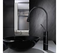 GGYTMQL Grifos de lavabo negro lavabo de baño mezclas de baño mutuamente lavabo de agua de lavado para agua de lavado de pelo caliente y frío oro rosa (oro rosa)