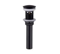 GGYTMQL Grifos de lavabo negro mezclador de lavabo de baño grifo recipiente de baño lavabo de agua mezclador de agua presionando el mezclador de agua caliente y agua fría de oro rosa (oro rosa)