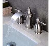 GGYTMQL Grifos del fregadero, grifos, matrícula del baño del toque del lavado del cuenca, grifo de agua de rosa caliente y fría, grifo de agua del fregadero generalizado, fauctos de bañera de lavado
