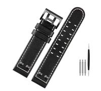 GGYTMQL Hamilton Khaki Aviation Watch H77616533 H70615733 - Correa de reloj de piel auténtica para hombre, estilo militar, 20mm, A