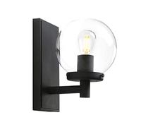 GGYTMQL Iluminación de Apliques de Pared de Vidrio Industrial, Accesorio de luz de Pared de Globo Arriba/Abajo para Cocina, Dormitorio, Comedor, Restaurante, Sala de Estar (Cepillado)