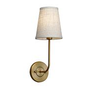 GGYTMQL Iluminación Lámparas de Pared de Tela de cáñamo Modernas de iluminación, al Lado de Las Luces de Apliques de Pared para Sala de Estar, Dormitorio, Pasillo E14 Tornillo (Antiguo)