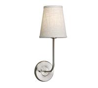 GGYTMQL Iluminación Lámparas de Pared de Tela de cáñamo Modernas Vintage, al Lado de Luces de Apliques de Pared para Sala de Estar, Dormitorio, Pasillo e14 Tornillo (Negro)