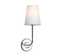 GGYTMQL Iluminación Lámparas de Pared Modernas de Tela Blanca Moderna, al Lado de Las Luces de Apliques de Pared para Sala de Estar, Dormitorio, Pasillo e14 Tornillo (Antiguo)