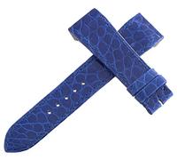 GGYTMQL JAEGER LECOULTRE Reverso OEM Blue Alligator Ratio de cuero Correa de 19 mm x 16 mm