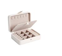 GGYTMQL Joya de Viaje de tacón de Doble Capa para aretes de la Tienda Collares de Anillos Pulseras Proteger Las Joyas de los rasguños Zapato