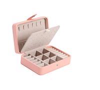GGYTMQL Joya de Viaje de tacón de Doble Capa para aretes de la Tienda Collares de Anillos Pulseras Proteger Las Joyas de los rasguños Zapato