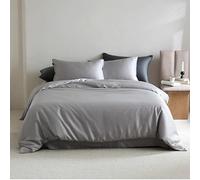 GGYTMQL Juego de edredón de Cama Doble Juego de Cuatro Piezas, edredón de Verano de Seda de Hielo, edredón de Seda Lavado, edredón de Aire Acondicionado D-1.8m Cama