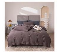 GGYTMQL Juego de Ropa de Cama de Cuatro Piezas Ropa de Cama de algodón Jacquard Jacquard Colcha edredón nórdico Funda de Almohada King Size Plano Cama Plana colocación de Cuatro Piezas,