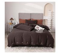 GGYTMQL Juego de Ropa de Cama de Cuatro Piezas Ropa de Cama de algodón Jacquard Jacquard Colcha edredón nórdico Funda de Almohada King Size Plano Cama Plana colocación de Cuatro Piezas,