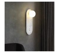 GGYTMQL Lámpara de Pared de mármol Minimalista nórdico decoración del hogar Interior del hogar Lámpara de Pared LED Luminidad del Corredor de Hotel de Lujo (Verde)
