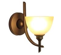 GGYTMQL Lámpara de Pared del Dormitorio del Pasillo de Estilo Americano, lámpara de Pared de iluminación del Pasillo de Comedor, aplanonización de la Pared Interior de Estilo Retro de Reno