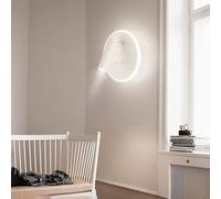 GGYTMQL Lámpara de Pared LED, Apliques de Pared con Foco, luz de Lectura de la Noche, lámparas de Montaje de Pared LED de 10 W con Interruptor Doble, lámpara de araña Moderna LED