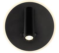 GGYTMQL Lámpara de Pared LED, Apliques de Pared con Foco, luz de Lectura de la Noche, lámparas de Montaje de Pared LED de 10 W con Interruptor Doble, lámpara de araña Moderna LED