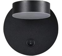 GGYTMQL Lámpara de Pared LED Interiores Rotable 360 ° Luces de Pared Panel acrílico 7W Splock White White 3000K con Interruptor de Encendido/Apagado Luces de Lectura de cabecera, LED Moderno