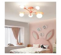 GGYTMQL LED Pink Azul LUCHE para GIRLES Niños Niños Princesas Room Luces de Dibujos Animados