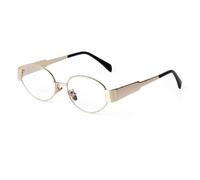 GGYTMQL Lentes de sol hexagonales de metal retro para mujeres y hombres, lujosos, modernos, de vapor, punk, para mujer, UV400, C18 ovalado, Talla única