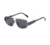 GGYTMQL Lentes de sol hexagonales de metal retro para mujeres y hombres, lujosos, modernos, de vapor, punk, para mujer, UV400, Piloto C21, Talla única