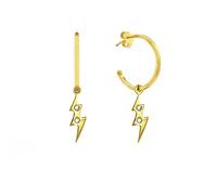 GGYTMQL Lightning Cross Star Stud e y para Mujeres Percientes de Pendientes de Pendientes para Orar de la Oreja