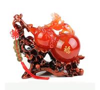 GGYTMQL Lucky Gourd Feng Shui Decoration Resin Artesan