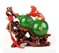 GGYTMQL Lucky Gourd Feng Shui Decoration Resin Artesan