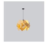 GGYTMQL Luz de Colgante acrílico Hogar Moderno Luces Decorativos de Techo de la Sala E27 Estudio de iluminación de la habitación del Dormitorio (luz Blanca, 60 cm-Azul)