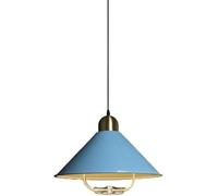 GGYTMQL - Luz de Colgante Industrial de Color Retro Moderno de Macaron Chandelier 1, candelabros Personalizados (Azul)