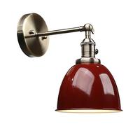 GGYTMQL Luz de Metal Vintage Industrial Sombra Loft Bar Kitchen Cocina Lámpara de luz de Pared Lámpara de iluminación E27 (Blanco)