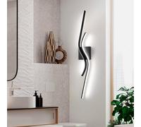 GGYTMQL Luz de Pared LED, Accesorios de iluminación de Pared Negra Interior, lámpara de Pared LED de luz de luz Creativa Moderna, Luces de Pared LED Interior para la Sala de Estar Mirror de tocador