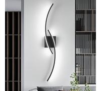 GGYTMQL Luz de Pared LED, Accesorios de iluminación de Pared Plateado de Interior, lámpara de Pared LED de luz LED Moderna, Luces de Pared LED Interiores para la Sala de Estar Mirror de tocador del