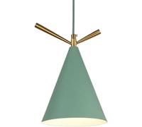 GGYTMQL Luz de Techo Moderno lámpara de lámparas de Faro Individual Macaron E27 Accesorios de iluminación de la casa de Campo de luz Colgante (Verde)