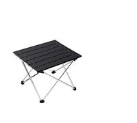GGYTMQL Mesa de Comedor Plegable Aleación de Aluminio de Alta Resistencia para jardín Picnic Picnic BBQ Ultralight Portable Plegable Mesa de Campamento Cena al Aire Libre (Color: Tamaño M)