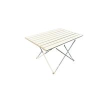 GGYTMQL Mesa de Comedor Plegable de aleación de Aluminio portátil Plegable Cena de Senderismo Suministros para Campamento
