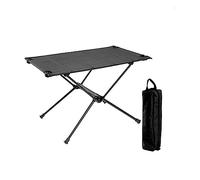 GGYTMQL Mesa de Comedor Plegable Mesas turísticas de aleación de Aluminio para Viajes Picnic Ultralight al Aire Libre Table Plegable Oxford Table de Campamento portátil (Color: caki)